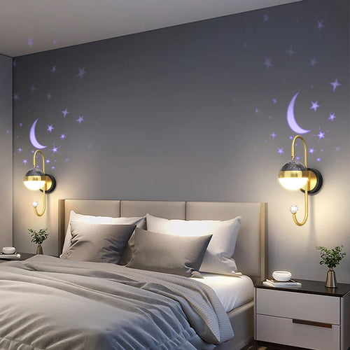 applique murale led pour enfants étoile luxe éclairage intérieur - vue 3 sur 9