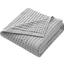 Plaid coton gaufré léger doux couvre lit salon