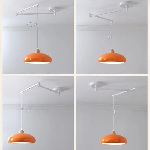suspension moderne à bras oscillant led mobile - vue 7 sur 30