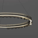 lustre moderne design rond en métal pour éclairage intérieur