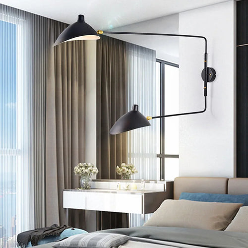 applique murale design moderne rotative pour décoration intérieure - vue 4 sur 13