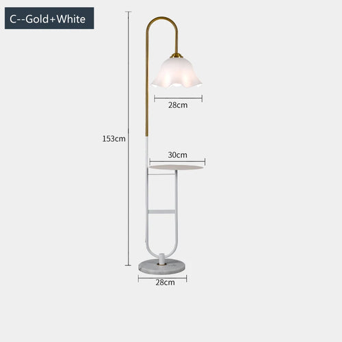 lampadaire en acrylique design pour un éclairage moderne intérieur - vue 12 sur 15