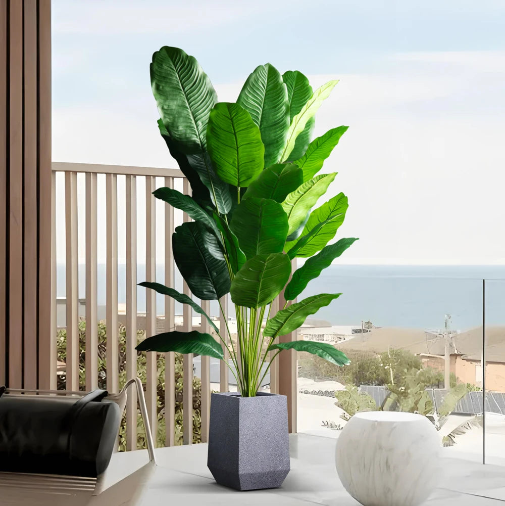 plantes artificielles grandes arbre oiseau paradis décoration jardin intérieur - vue 1 sur 9