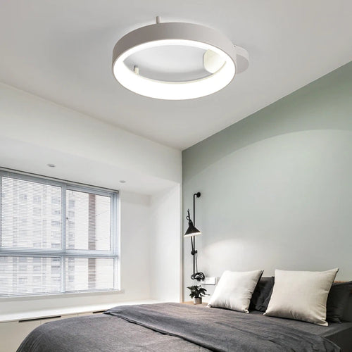 lustre led nordique simple pour décoration intérieure morandi - vue 2 sur 8