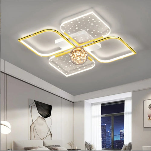 plafonnier led luxueux pour un éclairage moderne intérieur - vue 3 sur 10