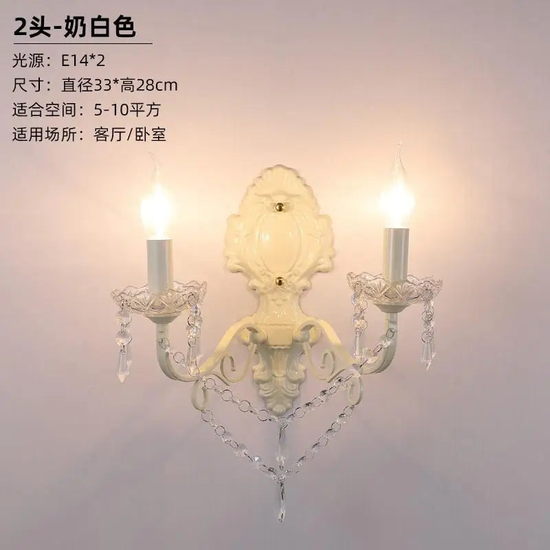 applique murale en cristal pour éclairage intérieur décoratif - vue 10 sur 10