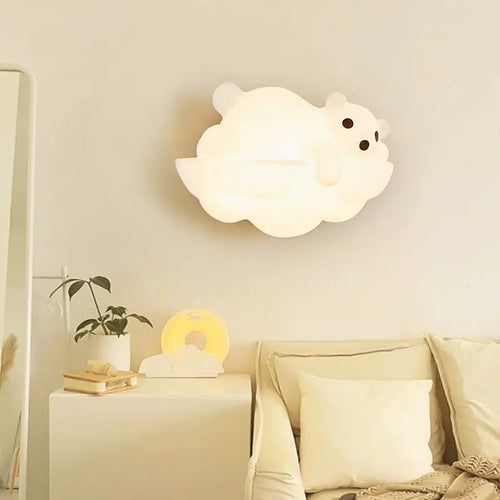 applique murale décorative en forme d'ours polaire idéale pour intérieur - vue 2 sur 9