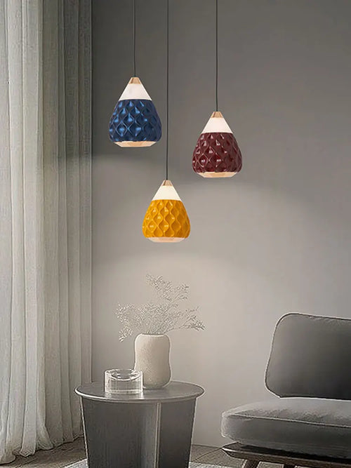 lustre créatif en pignons de pin pour décoration moderne - vue 2 sur 11