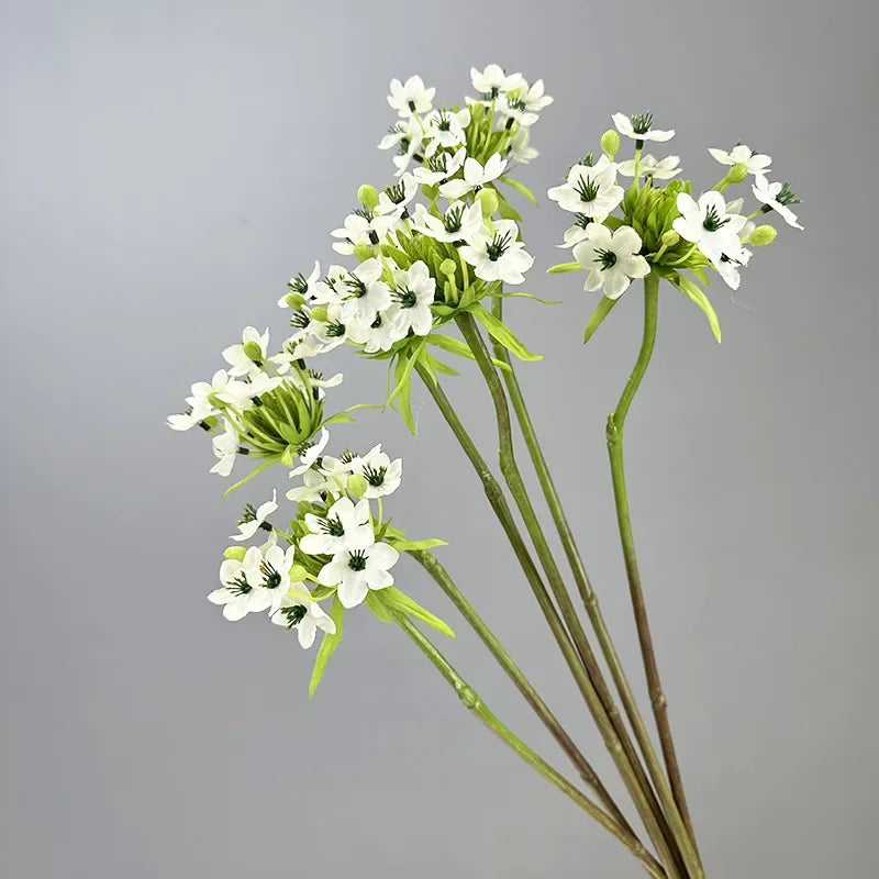 fleurs artificielles en soie velours pour décoration élégante - vue 4 sur 10