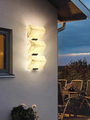applique murale led géométrique étanche design moderne pour intérieur extérieur