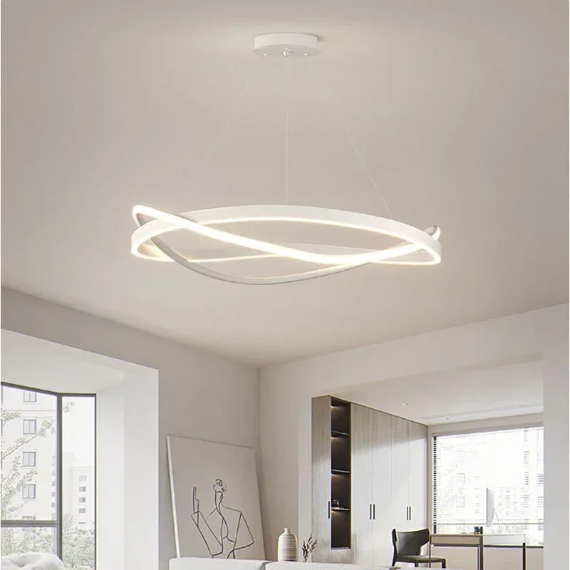 suspension à led moderne pour décoration intérieure élégante - vue 4 sur 12