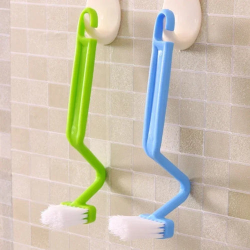 brosse de toilette incurvée outil de nettoyage pratique portable - vue 6 sur 9