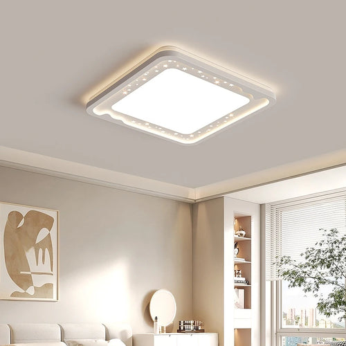 plafonnier moderne éclairage intérieur chaleureux ciel étoilé - vue 2 sur 9