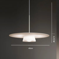 suspension circulaire minimaliste pour café et restaurant