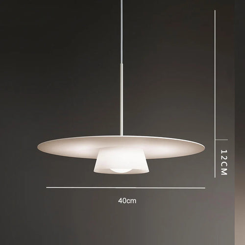 suspension circulaire minimaliste pour café et restaurant