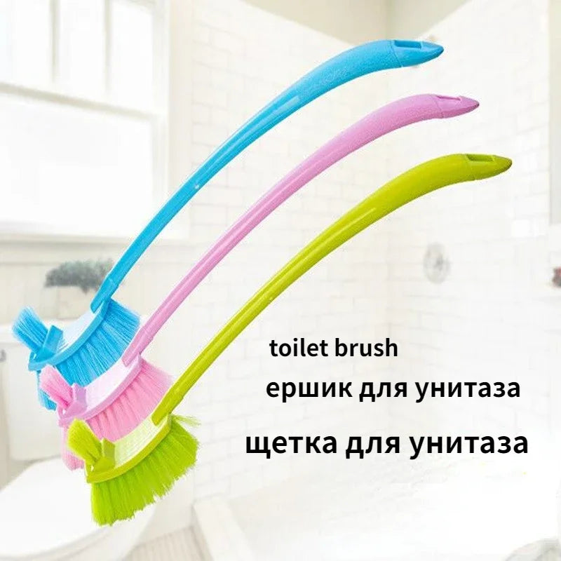 brosse de nettoyage en plastique à long manche pour coins difficiles - vue 2 sur 8