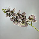fleurs artificielles orchidée papillon en coton et silicone décoratives