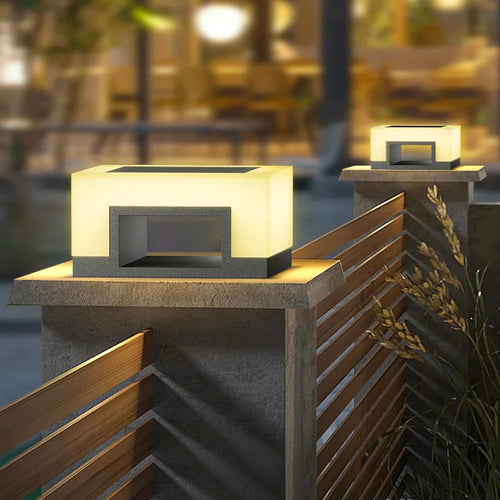 lampe solaire led étanche pour extérieur et jardin - vue 6 sur 12