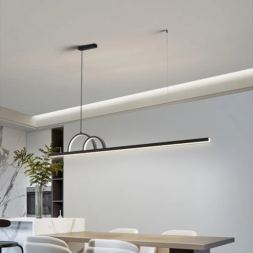 lustre à led nordique design pour éclairage intérieur moderne - vue 2 sur 18