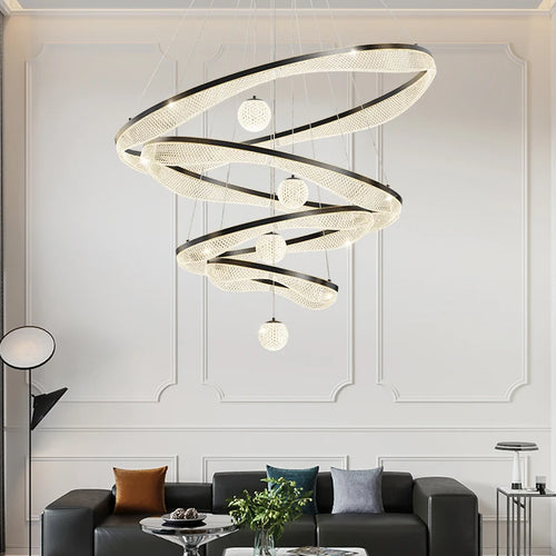 suspension moderne à led pour éclairage intérieur élégant - vue 2 sur 22