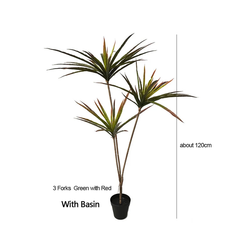 plantes artificielles dracaena pour décoration intérieure tropicale - vue 18 sur 20