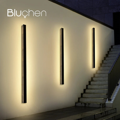 applique murale extérieure moderne à led étanche pour jardin et balcon - vue 2 sur 7