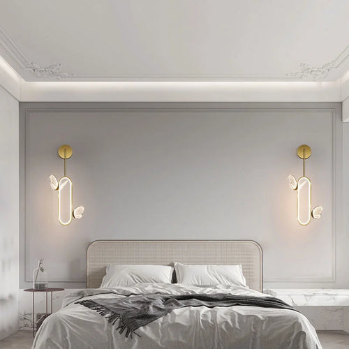 applique murale led papillon design nordique pour décoration intérieure - vue 7 sur 8