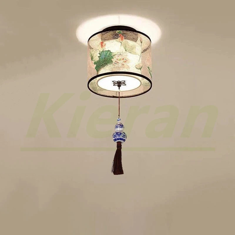 plafonnier led moderne simple lotus oiseau pour hôtel ktv - vue 17 sur 30