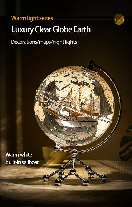 globe décoratif lumière chaude pour une ambiance luxueuse et élégante - vue 3 sur 10