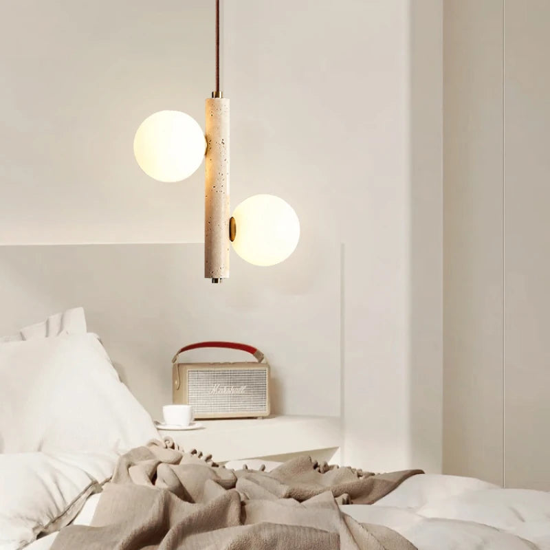 lustre en pierre rétro pour décoration intérieure élégante - vue 1 sur 8