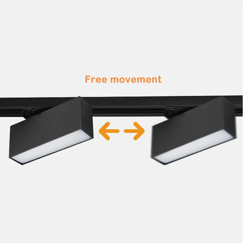 plafonnier cree led rail éclairage pour magasins et intérieurs modernes - vue 4 sur 22