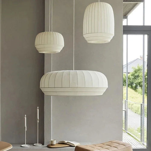 suspension en tissu minimaliste pour un éclairage créatif intérieur - vue 2 sur 9