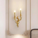 applique murale vintage en cuivre avec éclairage led élégant