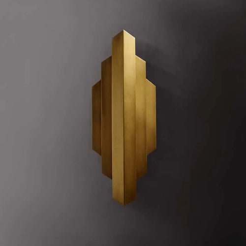 applique murale rétro en cuivre style post-moderne pour décoration intérieure - vue 4 sur 6