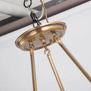 Lustre moderne en cuivre et Bronze véritable