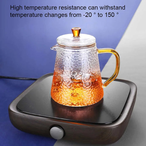 Théière japonaise verre borosilicate avec infuseur intégré - vue 8 sur 7