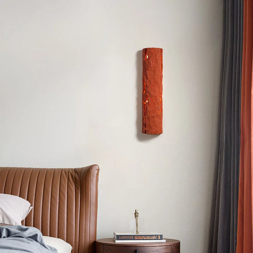Modern creative tree stump LED wall lamp, indoor bedside wall lamp, designer, hotel, villa, cafe, passage, Art Deco, G9 - vue 4 sur 10