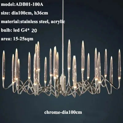 applique murale en cristal design lumineux pour intérieur élégant - vue 17 sur 22