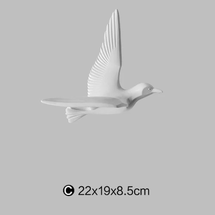décoration murale créative mouette oiseau pour intérieur - vue 32 sur 36