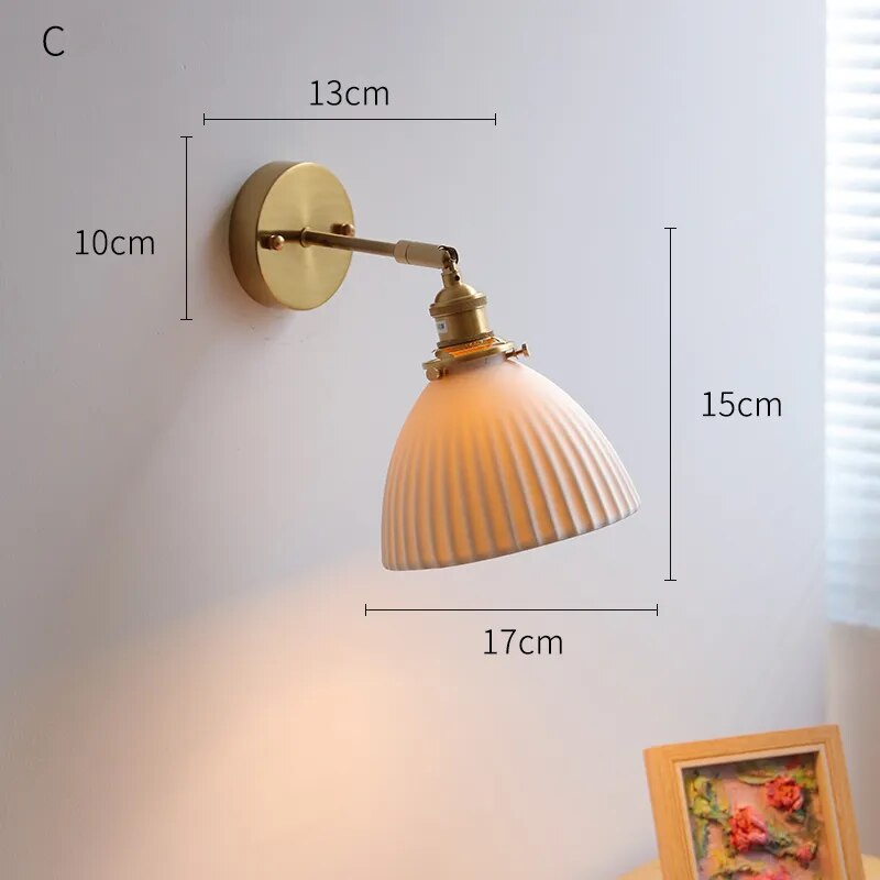applique murale led iwhd nordique japonaise - vue 21 sur 23