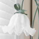 lampadaire vintage style pastoral avec appliques en verre