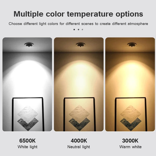 spot led encastrable réglable à 360 degrés intensité variable - vue 5 sur 5
