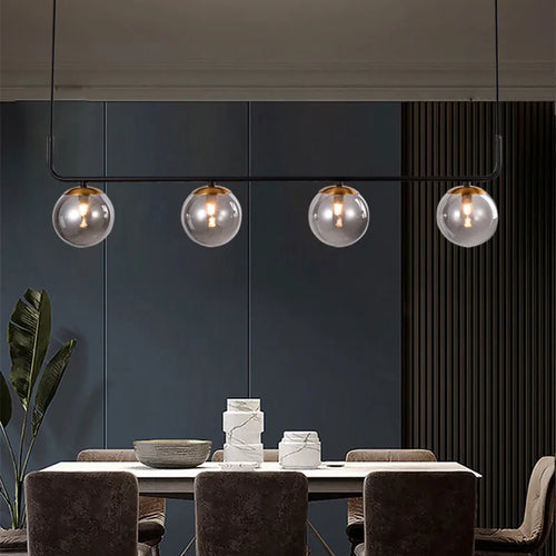lustre moderne design nordique suspendu pour intérieur élégant - vue 6 sur 7