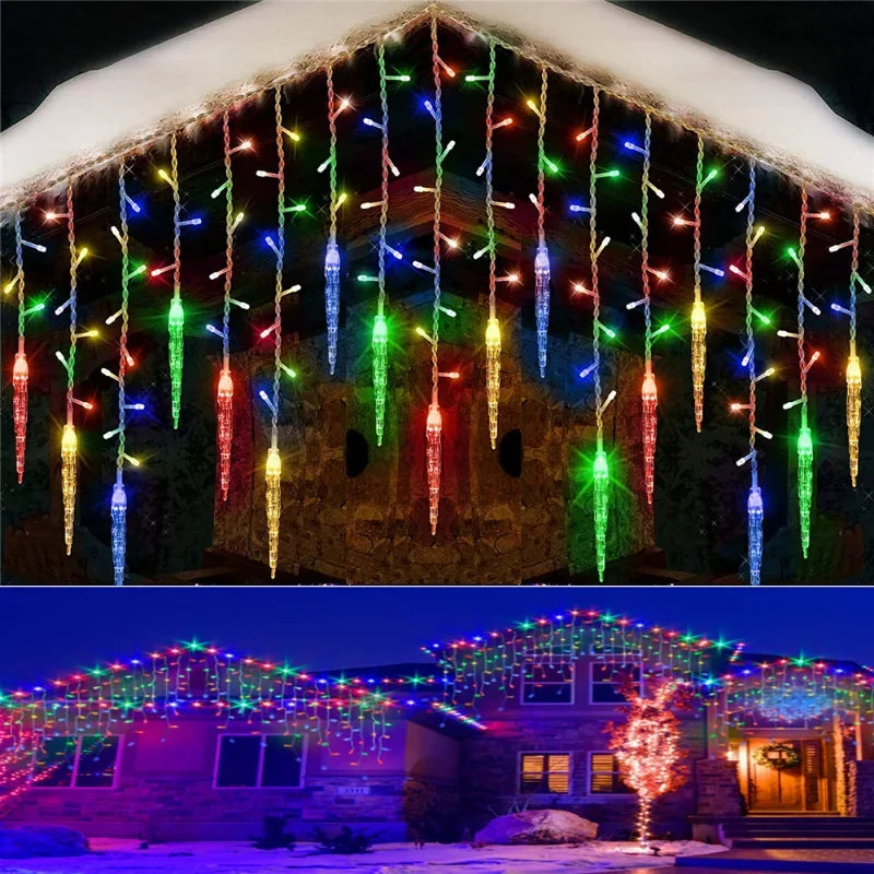 guirlande lumineuse à led pour décorations de noël 2024 - vue 4 sur 12