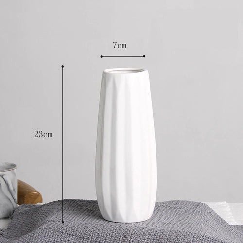 vase en céramique pour fleurs décoration intérieure et bureau - vue 18 sur 18