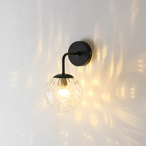 applique murale en verre style européen à led pour intérieur - vue 2 sur 6