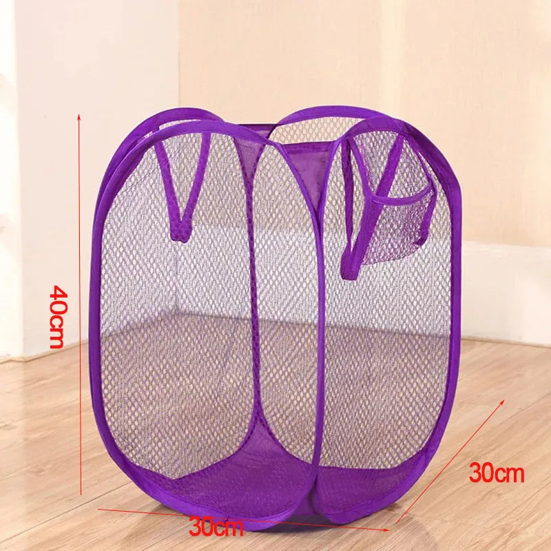 panier à linge pliable portable pour rangement pratique - vue 10 sur 11