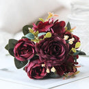 bouquet de pivoines roses en soie pour décoration intérieure