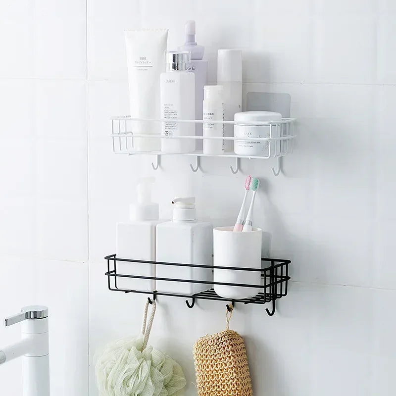 etagère en fer forgé style japonais support de rangement mural - vue 4 sur 19