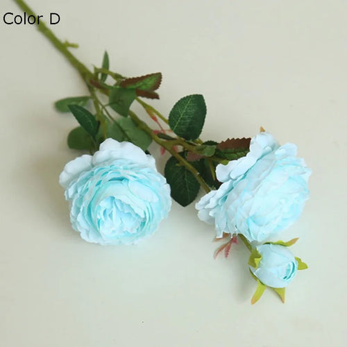 têtes de rose en soie artificielle pour décoration mariage et fête - vue 17 sur 16